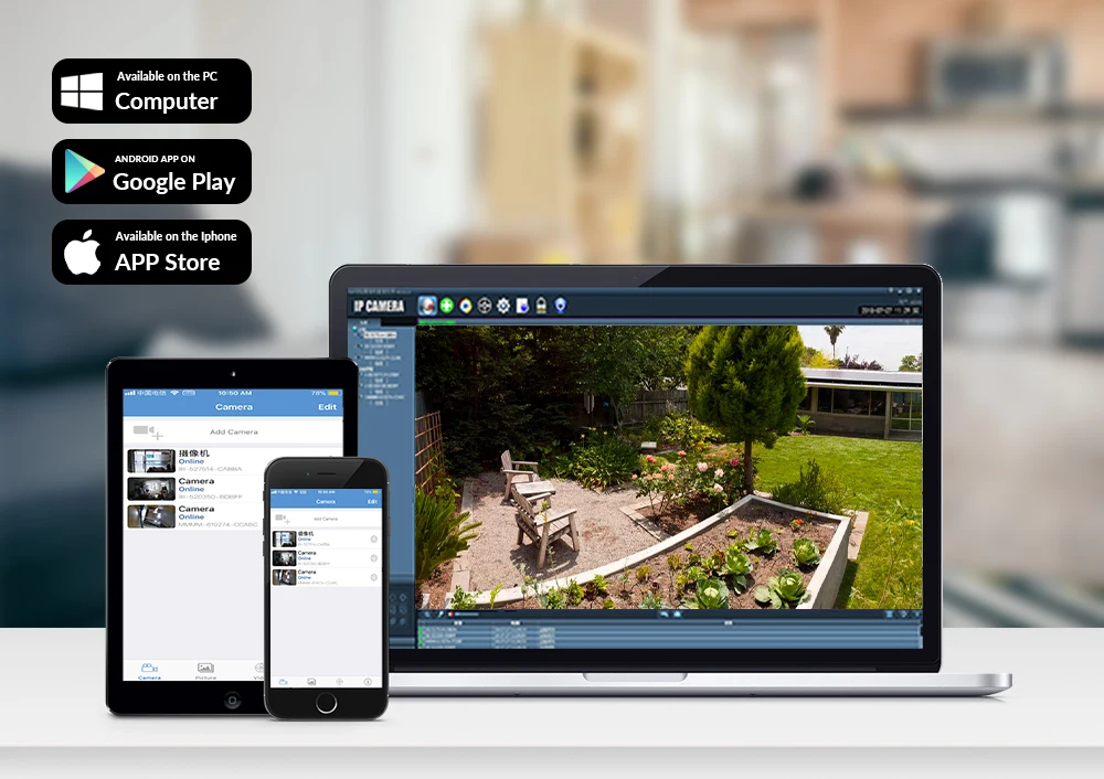 Câmara de Segurança TPTEK - 8MP, 4K, Wi-Fi, Visão Noturna, Áudio, Deteção de Movimento Câmara de Segurança TPTEK - 8MP, 4K, Wi-Fi, Visão Noturna, Áudio, Deteção de Movimento